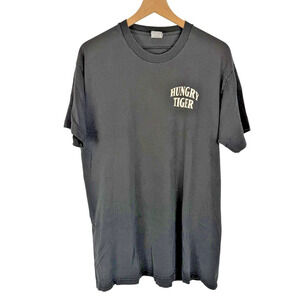 Hungry Tiger Blues Club T-Shirt Mens XL Black Manchester, CT Music Vintage Rare